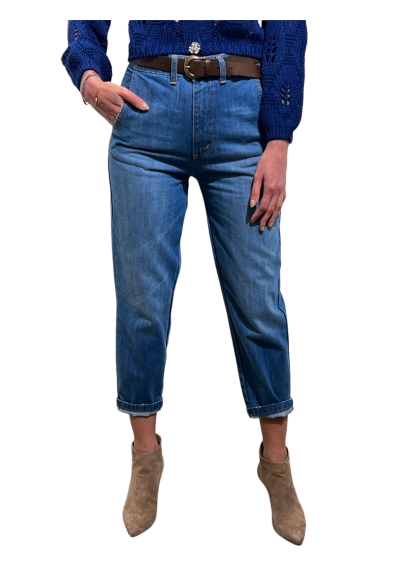 Jeans Tensione In vita alta baggy con cintura