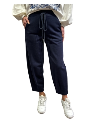 Tensione In - Pantalone in felpa baloon con coulisse blu