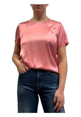 Vicolo - T-Shirt in satin rosa bubble