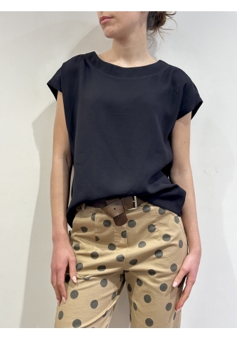 Tensione In - T-Shirt basic boxy nera
