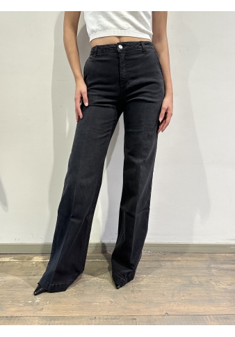 Vicolo - Jeans wide leg fit nero Elena