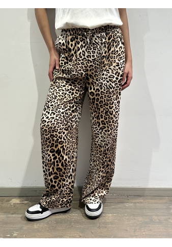 Tensione In - Pantalone con coulisse in vita fantasia animalier