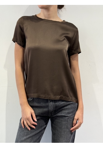 Haveone - T-Shirt in satin testa di moro