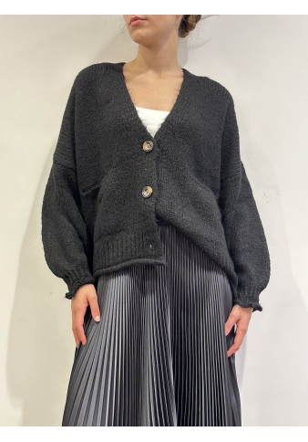 Haveone - Cardigan over nero