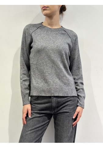 Haveone - Maglia con cuciture esterne grigia