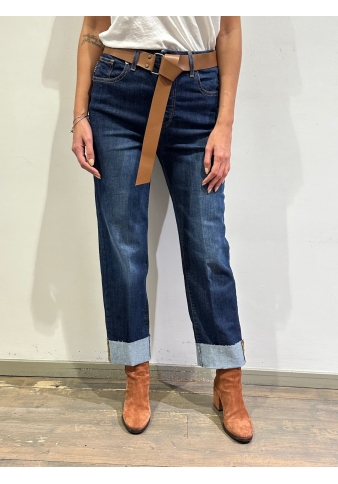 Haveone - Jeans dritto con piega