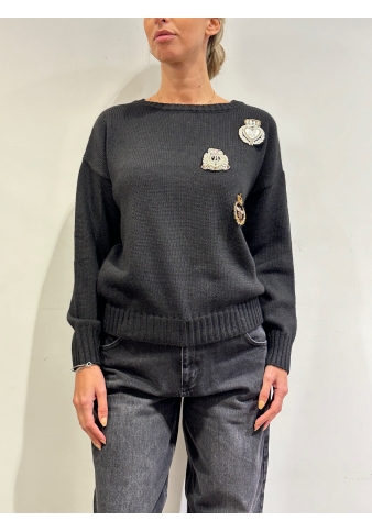 Tensione In - Maglia con patch nera