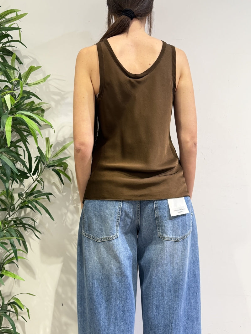 Motel - Top in satin moro