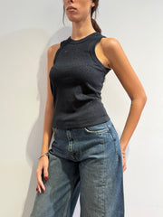 Vicolo - Top con strass nero