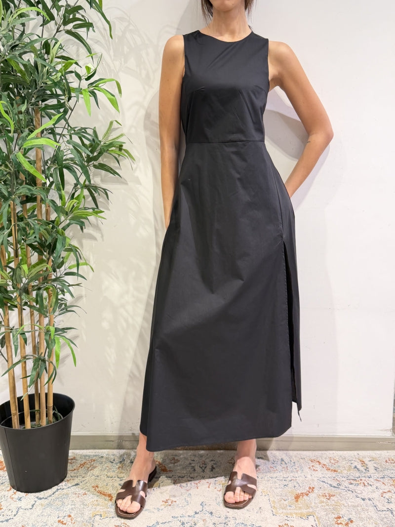 Vicolo - Vestito spacco laterale nero