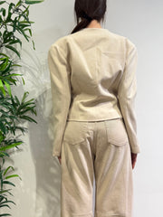 Tensione In - Giacca con spalline beige