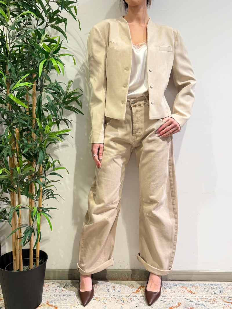 Tensione In - Giacca con spalline beige