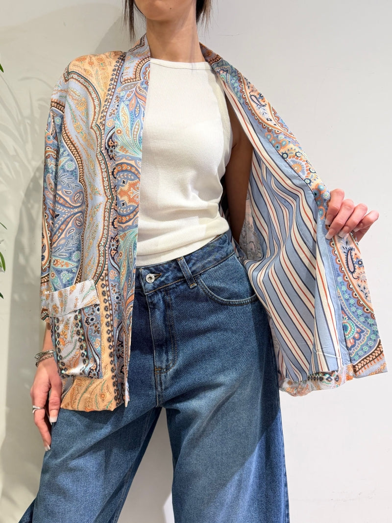 Dixie - Kimono fantasia cashmere multicolor