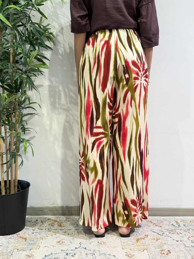 Haveone - Pantalone fantasia panna
