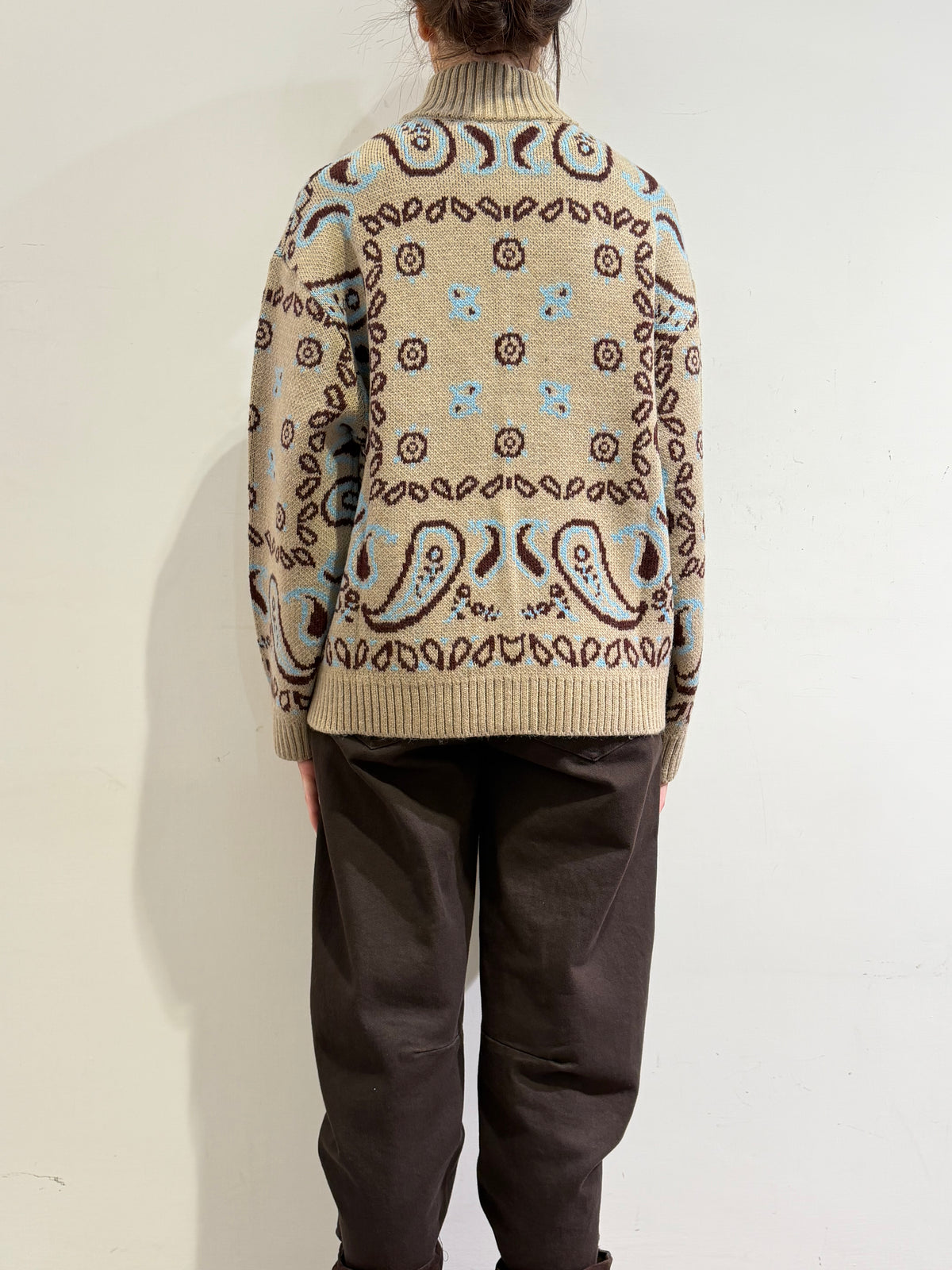 Motel - Cardigan fantasia cashmere beige