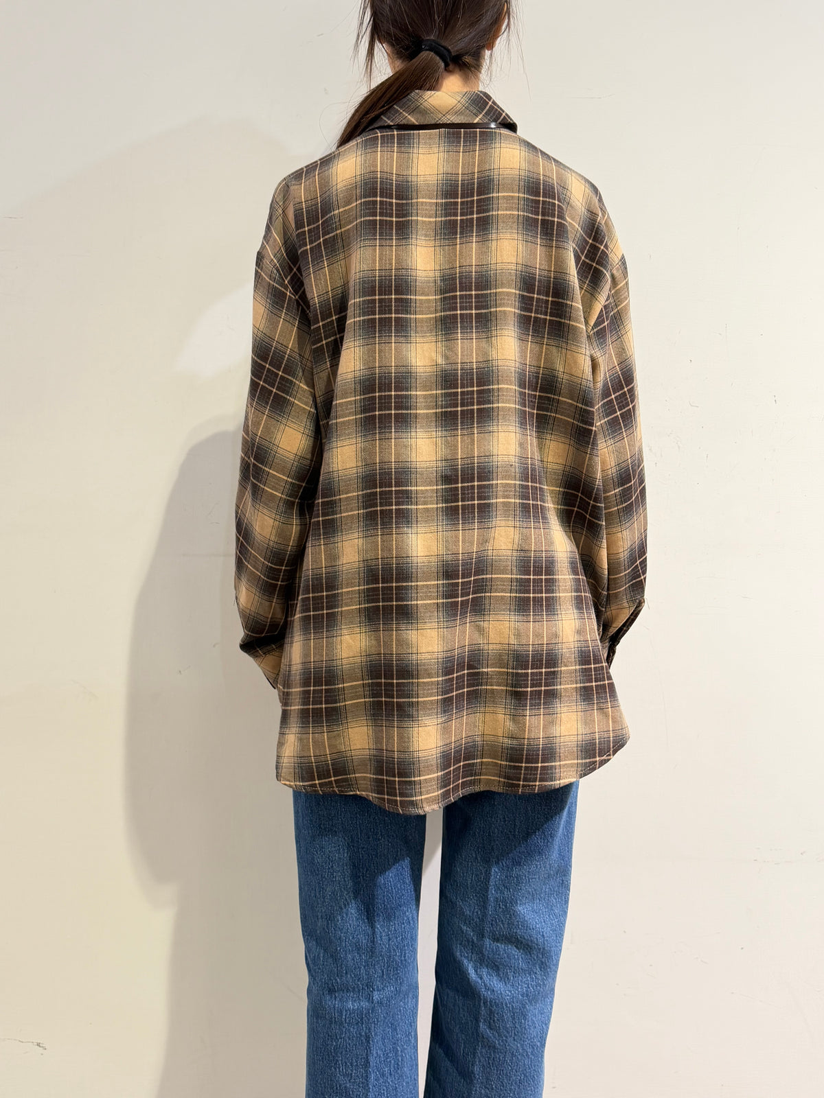 Tensione In - Camicia check moro e cammello