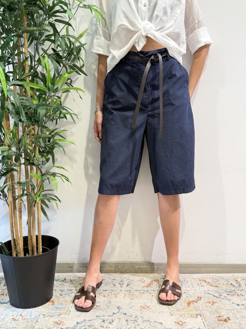 Le Streghe - Bermuda con elastico dietro blu