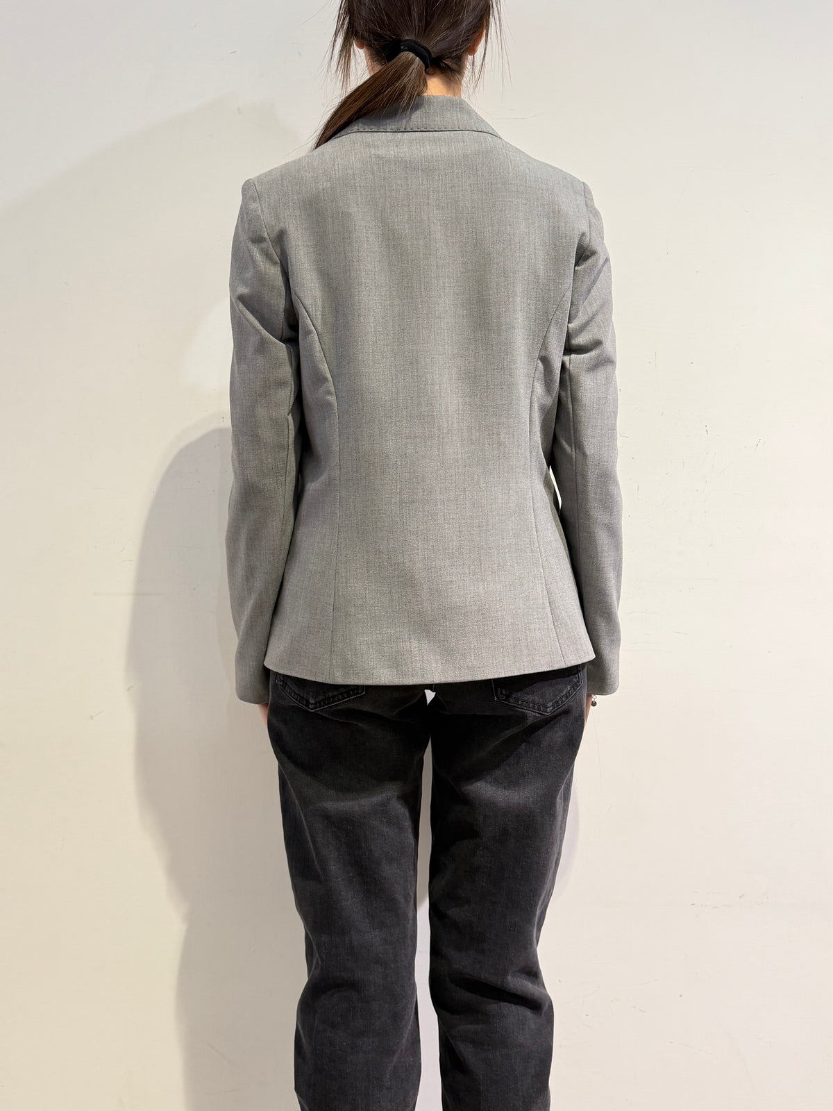 Vicolo - Giacca un bottone slim grigia