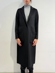 Vicolo - Cappotto lungo un bottone nero