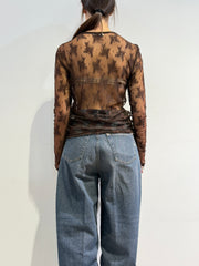 Dixie - Maglia pizzo moro