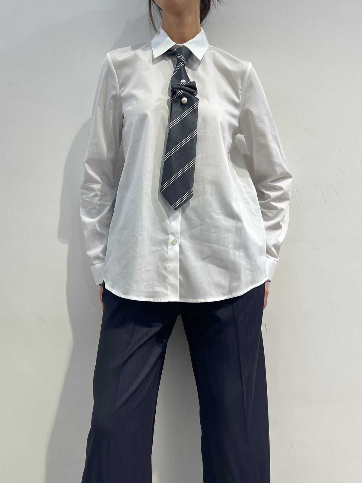 Vicolo - Camicia bianca con cravatta