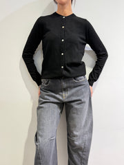 Haveone - Cardigan golfino nero