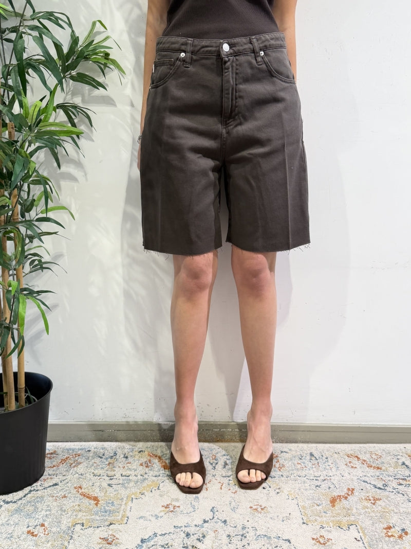 Vicolo - Bermuda in denim moro