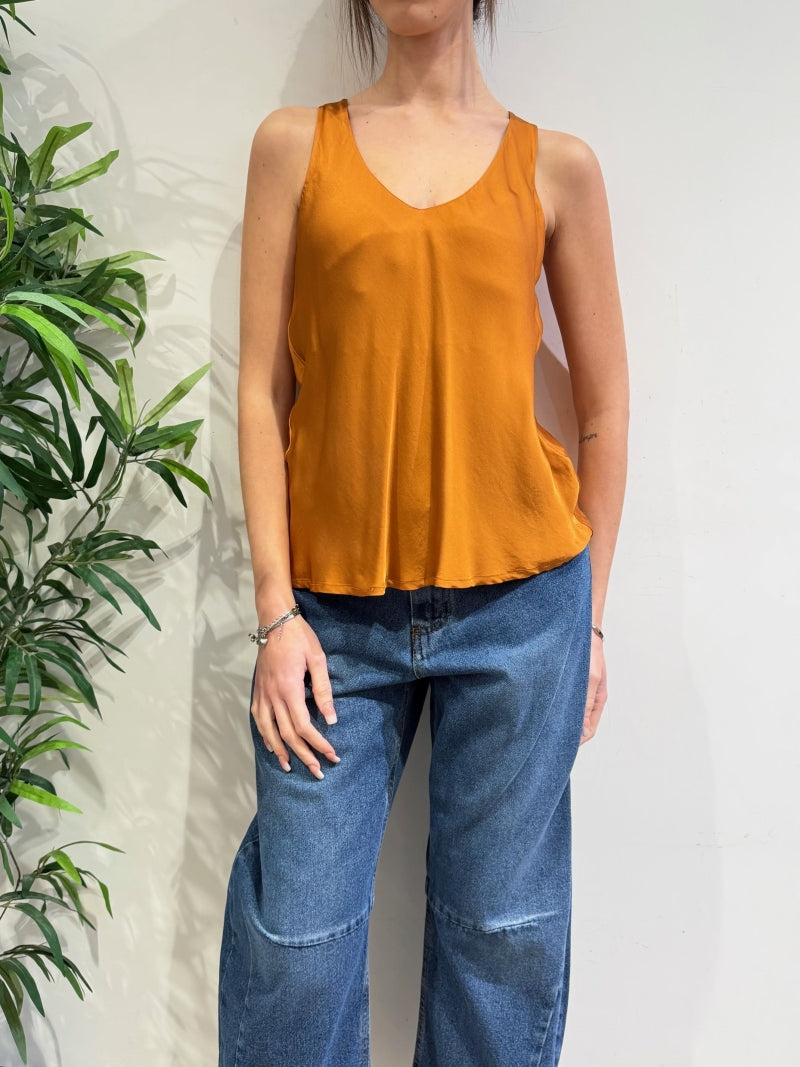 Dixie - Top scollo a V coccio