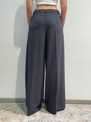 Vicolo - Pantalone gamba larga grigio