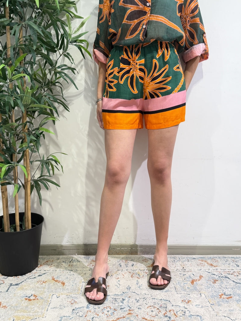 Haveone - Shorts fantasia verde