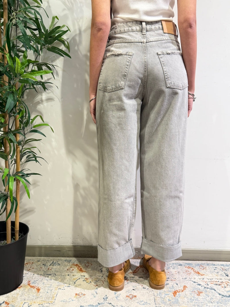 Vicolo - Jeans Phoebe a ovetto grigio