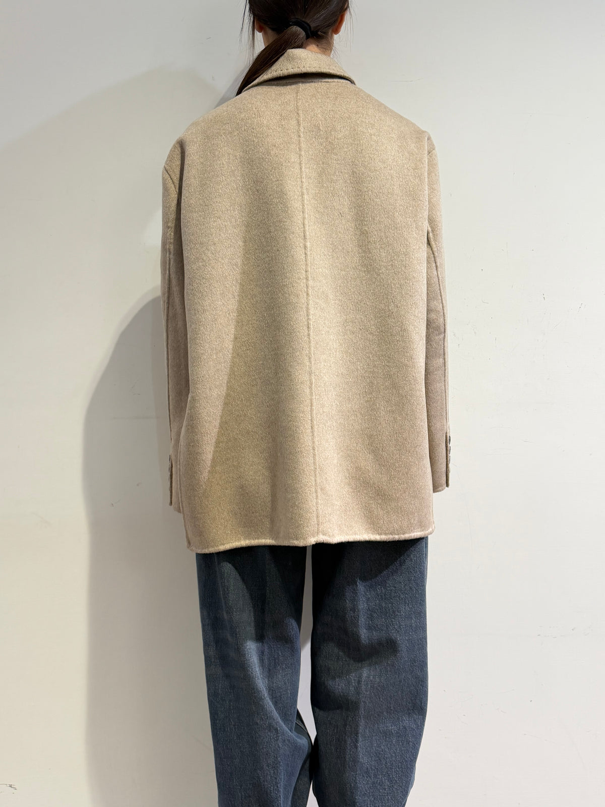Vicolo - Giacca cappotto due bottoni beige