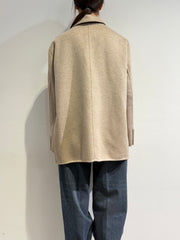Vicolo - Giacca cappotto due bottoni beige