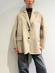 Vicolo - Giacca cappotto due bottoni beige