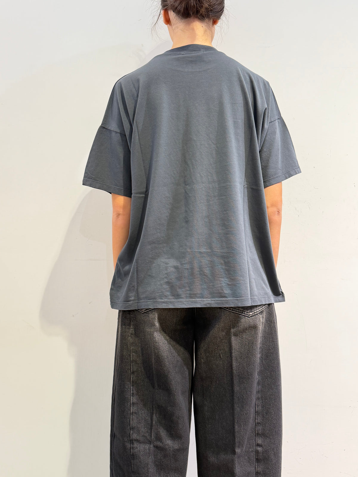 Vicolo - T-Shirt over stampa tigre grigia