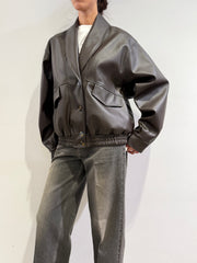 Le Streghe - Bomber collo sciallato moro