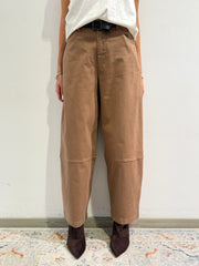 Le Streghe - Pantalone dritto tabacco
