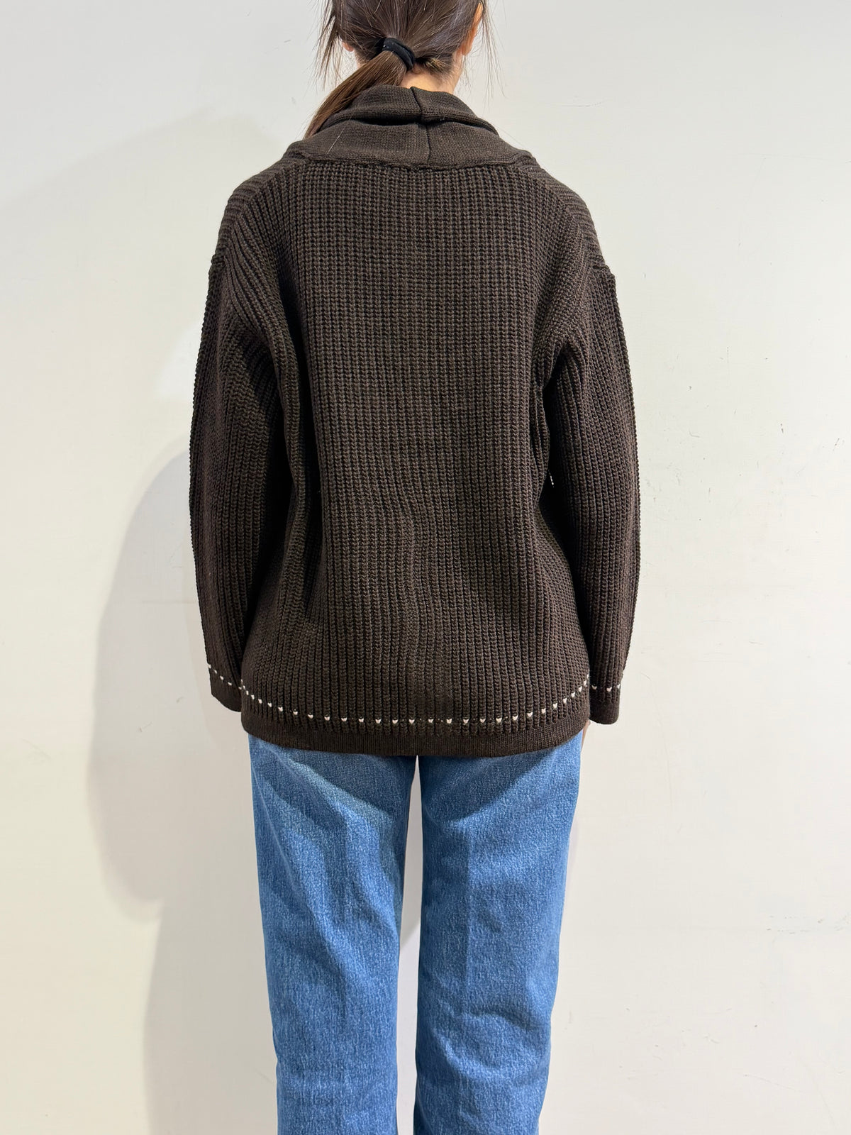 Vicolo - Cardigan cowboy moro