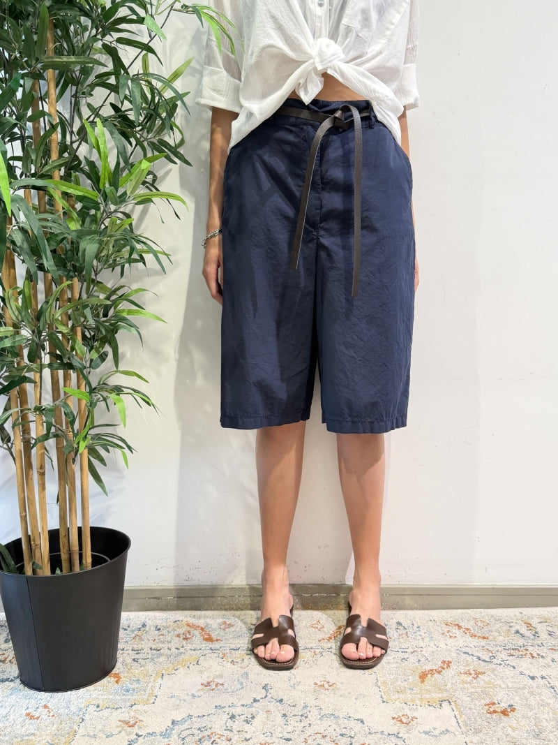 Le Streghe - Bermuda con elastico dietro blu