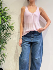 Dixie - Top scollo a V rosa