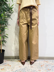 Le Streghe - Pantalone balloon cammello