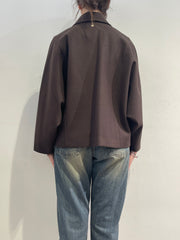 Souvenir - Giacca collo camicia moro