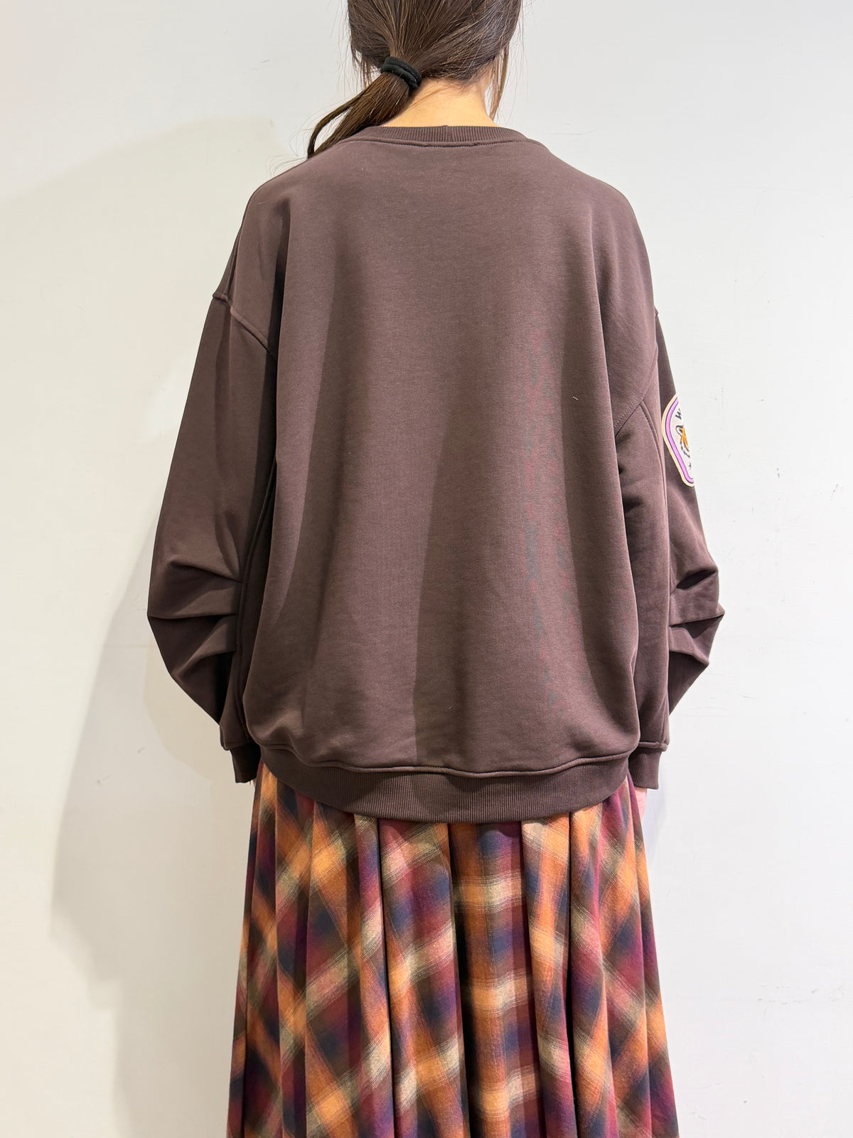 Vicolo - Felpa over con patch mori