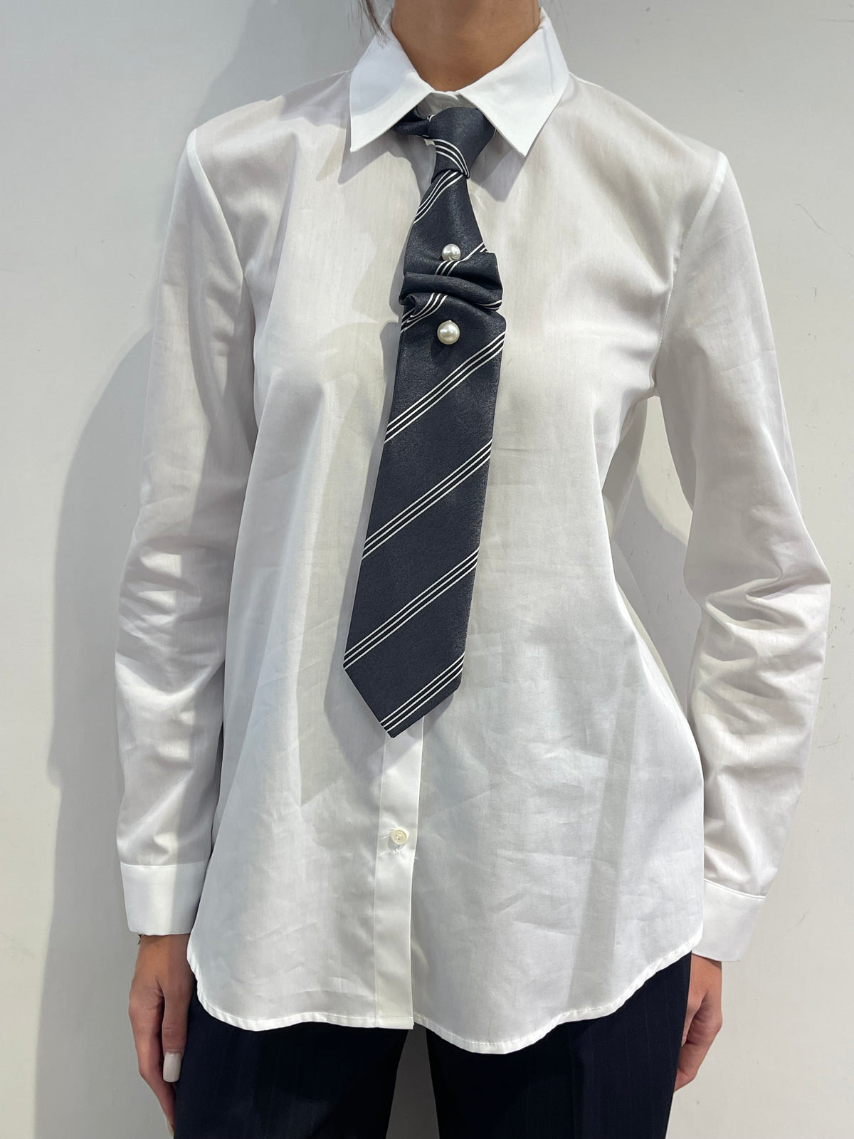 Vicolo - Camicia bianca con cravatta
