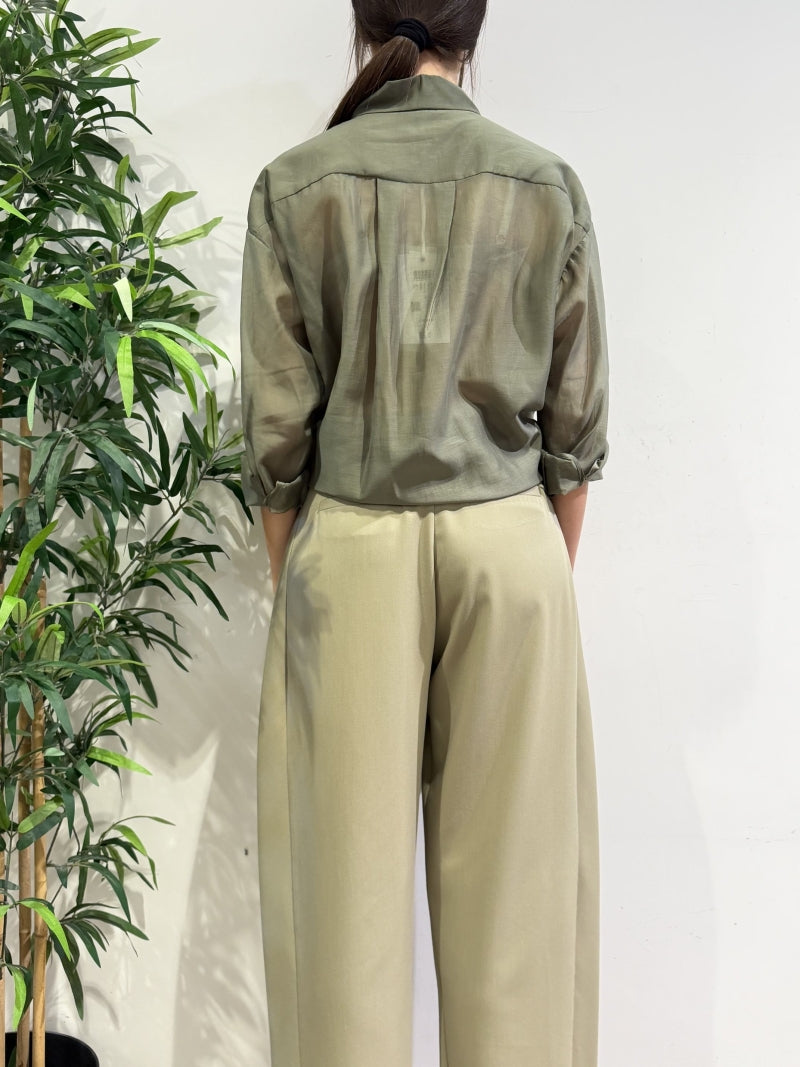 Imperial - Camicia con trasparenza militare