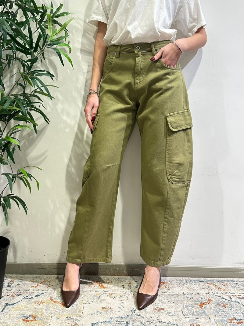 Dixie - Pantalone balloon cargo militare