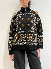 Motel - Cardigan fantasia cashmere nero