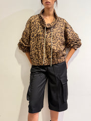 Dixie - Felpa fantasia animalier cammello