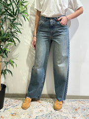 Dixie - Jeans gamba ampia denim