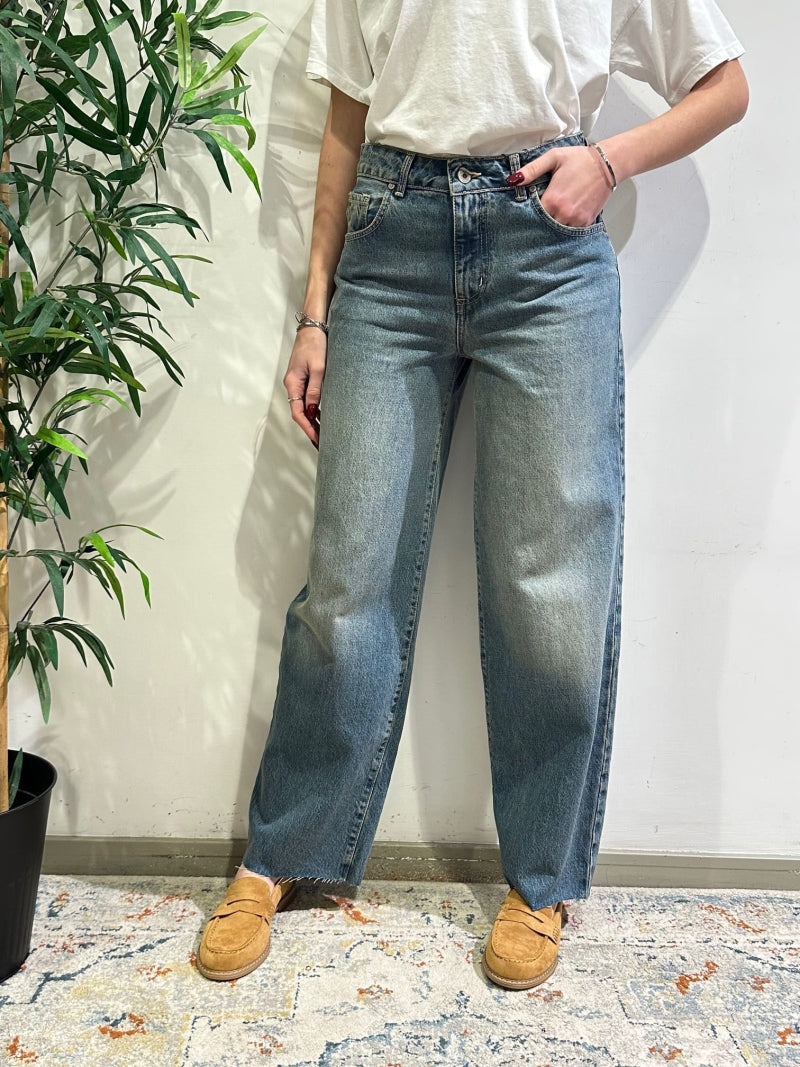 Dixie - Jeans gamba ampia denim